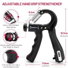 Hand Gripper Exercise with Counter