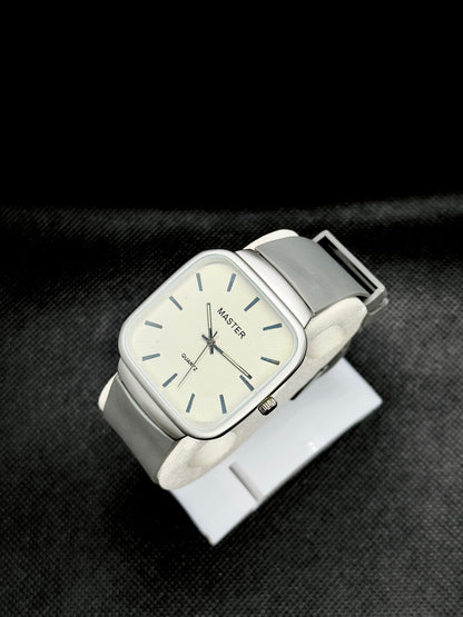 SQUARE DIAL | SILICON STRAPS | ZNT 001