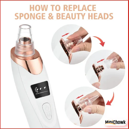 Acne Pore Cleaner & Black Head Remover With Cleaning Tools